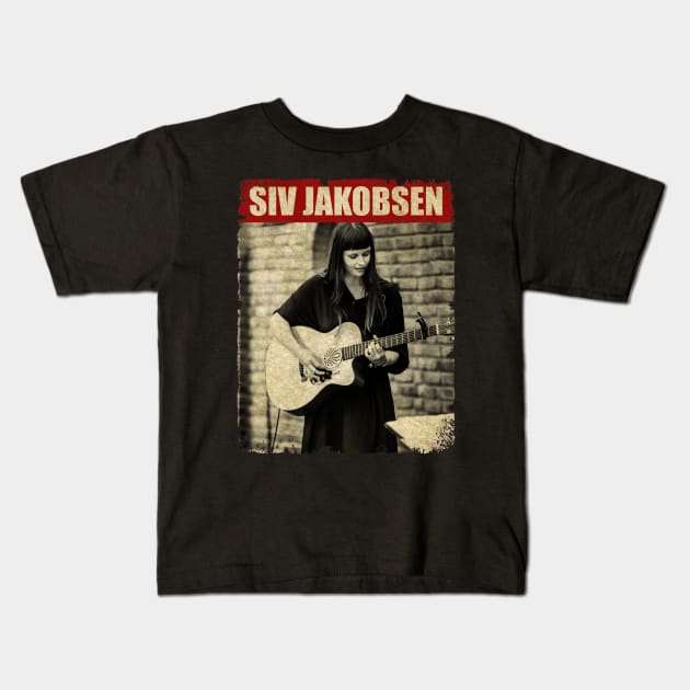 Siv Jakobsen - NEW RETRO STYLE Kids T-Shirt by FREEDOM FIGHTER PROD